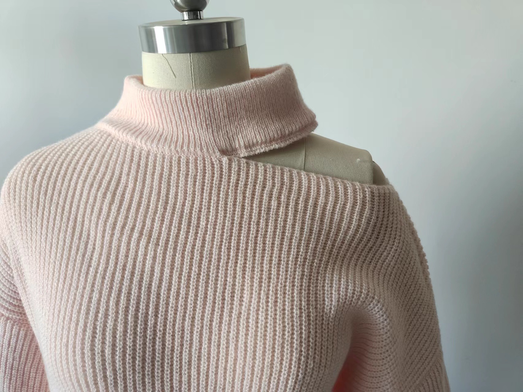 Women's Clothing new sweater sexy off shoulder knitted sweater long sleeved sweater _voghion.com