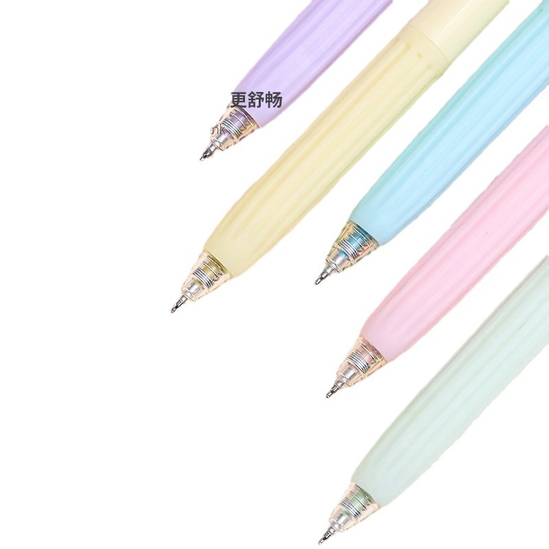 블루 과일 페인팅 컬러 클릭 젤펜 쌓기형 ST 헤드 스무스 보보콩 학생용 키 마커 펜