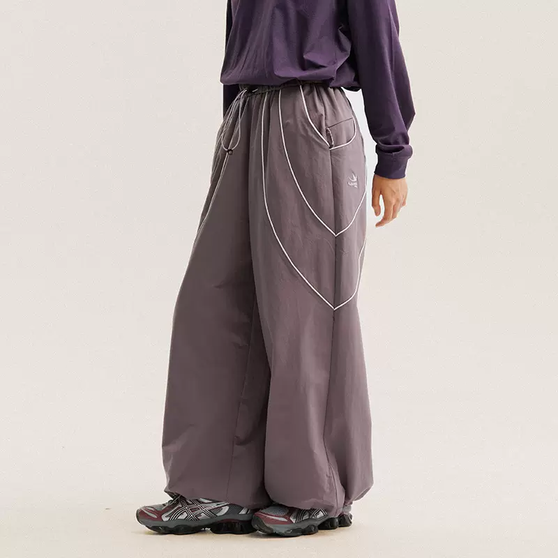 美式复古休闲裤男女户外运动阔腿裤防水防风速干轻量化登山伞兵裤