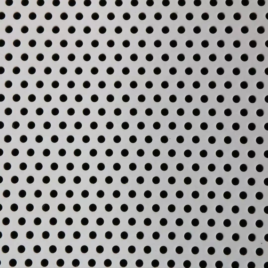 塑料PP冲孔板 PVC冲孔网 圆孔洞洞板白色塑料网板垫板 带孔过滤网