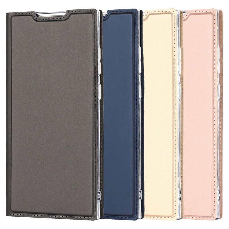 Applicable to Samsung S24ULTRA mobile phone case S22ultra protective case S23plus ultra-thin flip voltage leather case