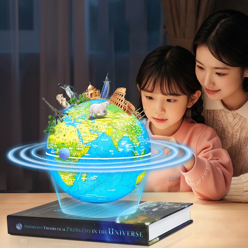 14cm 6inch 8inch Magnetic Levitation Led Ar Globe Self-Rotating Luminous Creative Gift Office Decoration 14cm 6inch 8inch Magnetic Levitation Led Ar Globe Self-Rotating Luminous Creative Gift Office Decoration
