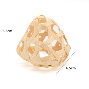 Año Nuevo bambú pequeño colgante linterna hecha a mano DIY material de cuerda colorida linterna Festival de Primavera auspiciosa escoba colgante