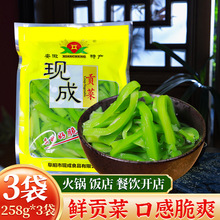 鲜贡菜258g*3袋清水贡菜干货新鲜苔干菜四川特产非干贡菜苔菜