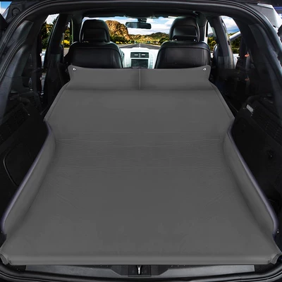 Vehicle-mounted inflatable bed | Compass, Grand Cherokee, car - default-item-2m-approximately-19m-long-elegant-gray-thickened-5cm-wing-protector-luxury-suede-version