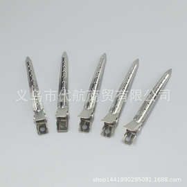 新款创意理发店无痕发夹 铁皮夹鸭嘴夹 头发造型区分刘海夹批发