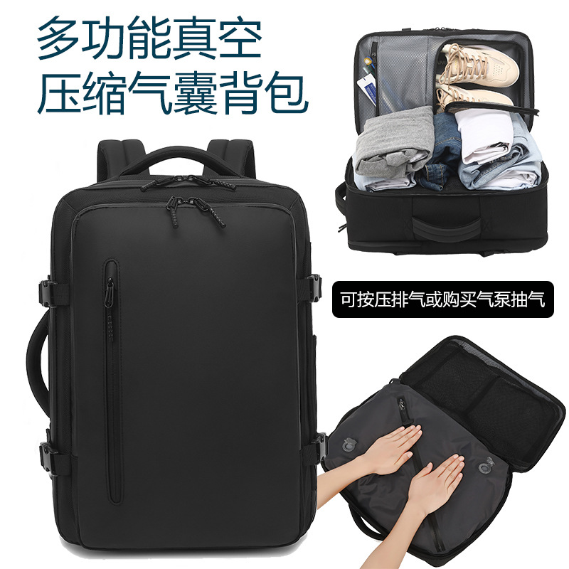 Black (with vacuum compressed air bag + manual air pump)