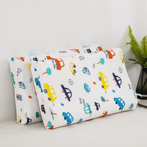 A Class Natural Thai Latex Pillow for Children, Student Pillow Core, Kindergarten Baby Cartoon Pure Cotton Pillow Core, Wholesale