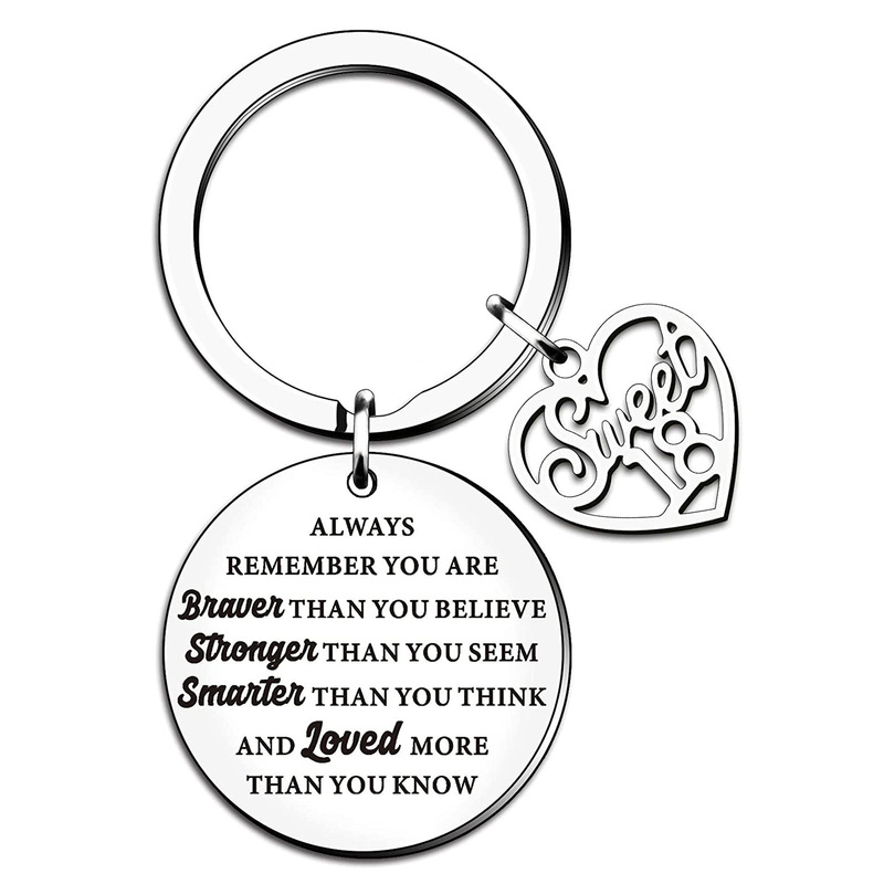 Amazon DIY 18-Year-Old Birthday Gift Adult Gift Stainless Steel Keychain Christmas Thanksgiving Ornaments Amazon DIY 18-Year-Old Birthday Gift Adult Gift Stainless Steel Keychain Christmas Thanksgiving Ornaments