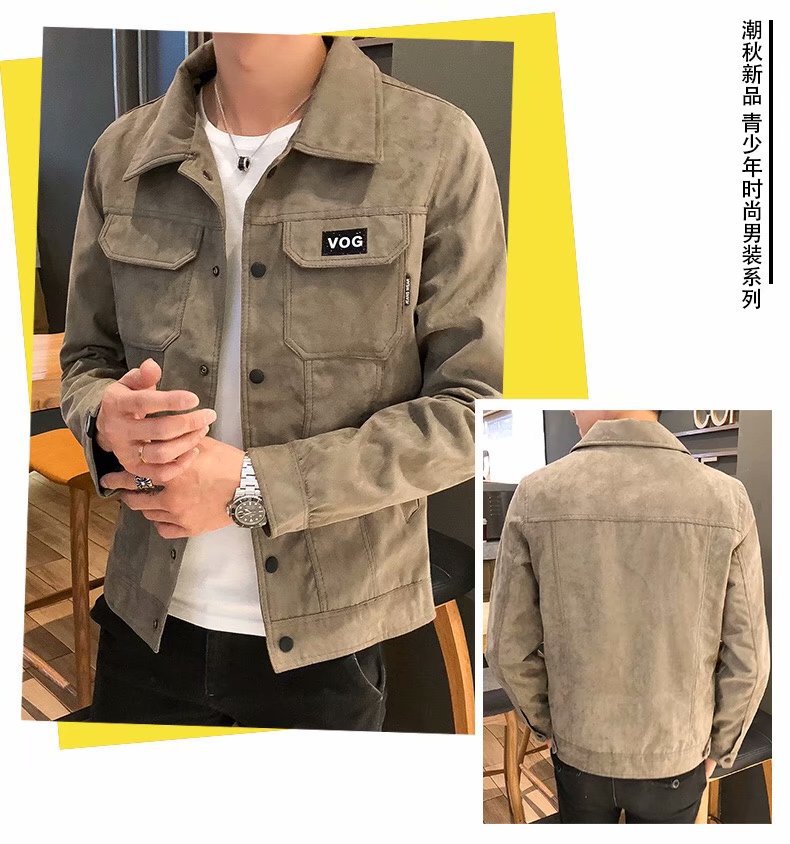 Abrigo de mezclilla chaqueta de hombre 2021 Primavera y otoño nueva tendencia Versión Coreana de ropa de invierno para hombre Marca Tide Top para hombre todo partido