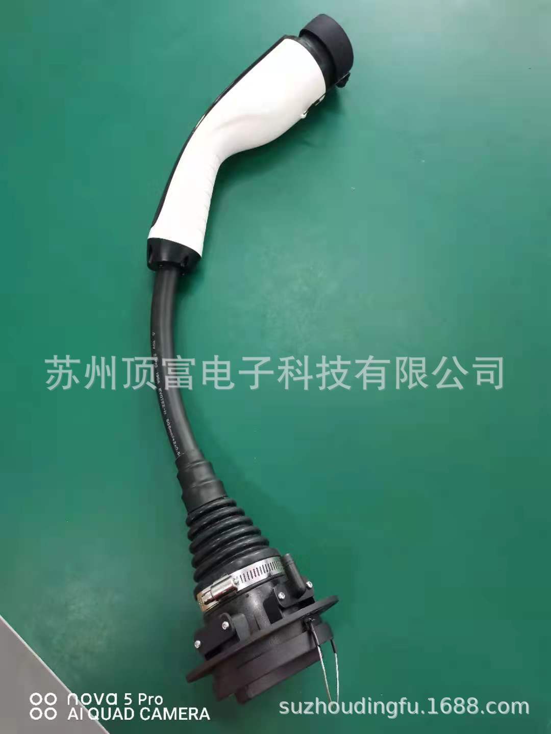 欧标充电桩转国标枪电动汽车车端座转枪座转充电器国标通用