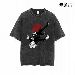 ���QLAZADA��ʽ�͹�ˮϴ���f����T�����ļ�oversize����ins�����l