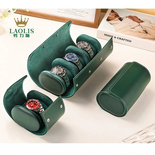 Storage Watch Box Green Water Ghost Mechanical Watch Protection Dust-proof Famous Watch Leather Watch Case 1 2 3-digit Travel Portable