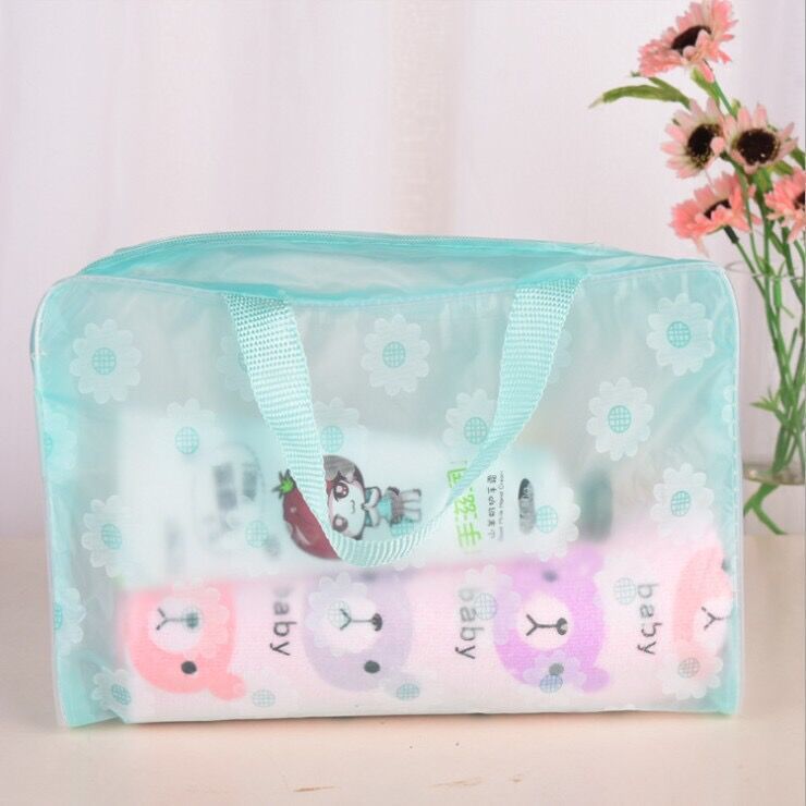 Los viajes creativos al hogar requieren la preparación de bolsas de cosméticos impermeables de PVC de Flores rotas para lavarse y bañarse, bolsas de almacenamiento al por mayor.