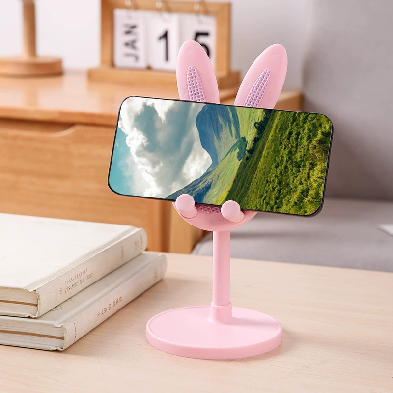 Cartoon table rabbit, adjustable tablet universal phone holder for students