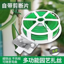 园艺捆扎线多功能藤曼秧苗爬藤捆绑固定扎带包塑扎丝植物定型扎线