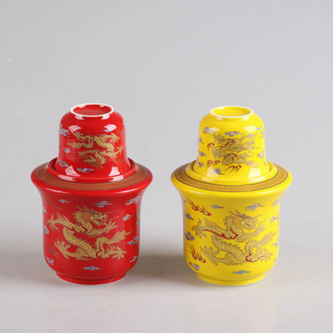 杯黄酒杯陶瓷二两热酒壶半斤烫酒壶温酒壶暖酒壶清酒温酒器直发厂