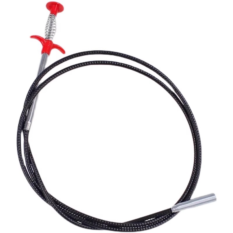 Drague de alcantarillado artefacto inodoro de cocina tubería bloqueada draga universal garra de primavera drenaje de suelo limpio pelo