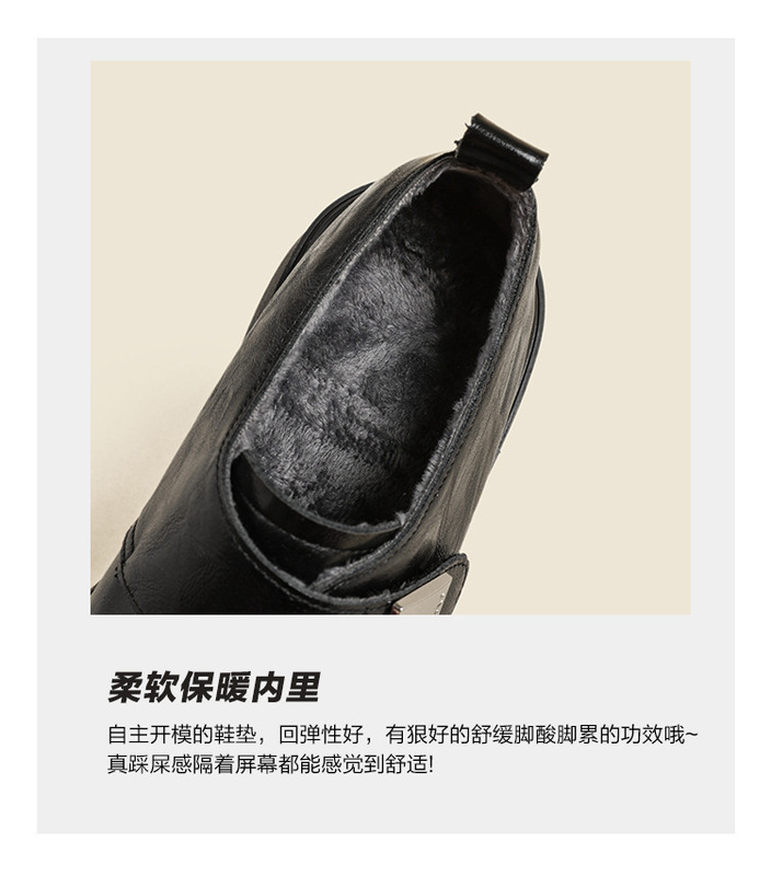 英伦风乐福鞋女2025秋季新款粗跟厚底复古时尚小个子玛丽珍小皮鞋|undefined