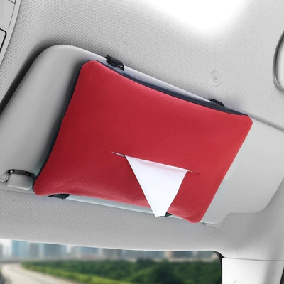 Car Paper Box Creative Car Car tissue box/set - wine-red