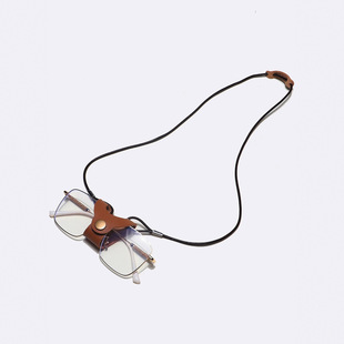 Imitation Cowhide Glasses Rope Neck Sunglasses Storage Rope Glasses Chain Sunglasses Chain Han Feng Portable Lanyard