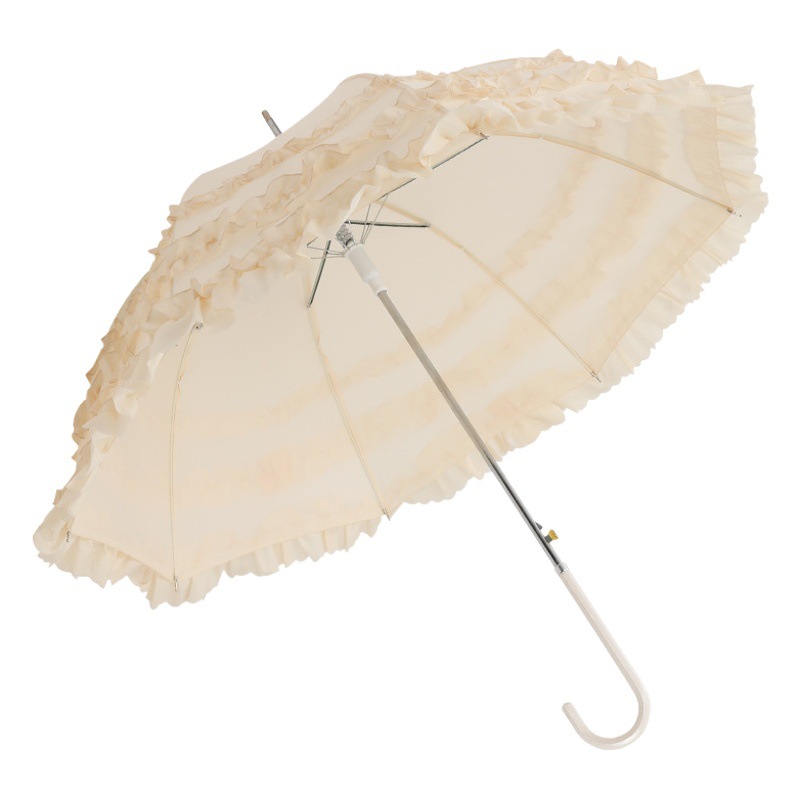 Lolita encaje paraguas extranjero paraguas Lolita paraguas de boda paraguas rojo de mango largo paraguas soleado