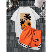 D 52408 Same Print Short Sleeve Set ͬ��ӡ������̿���װ