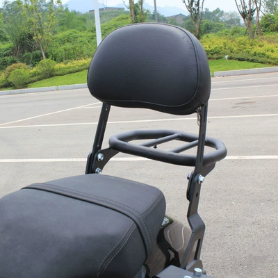 Suitable for benda gray stone Motorcycle bumper - black-matte-rear-backrest-tailstock-style-two