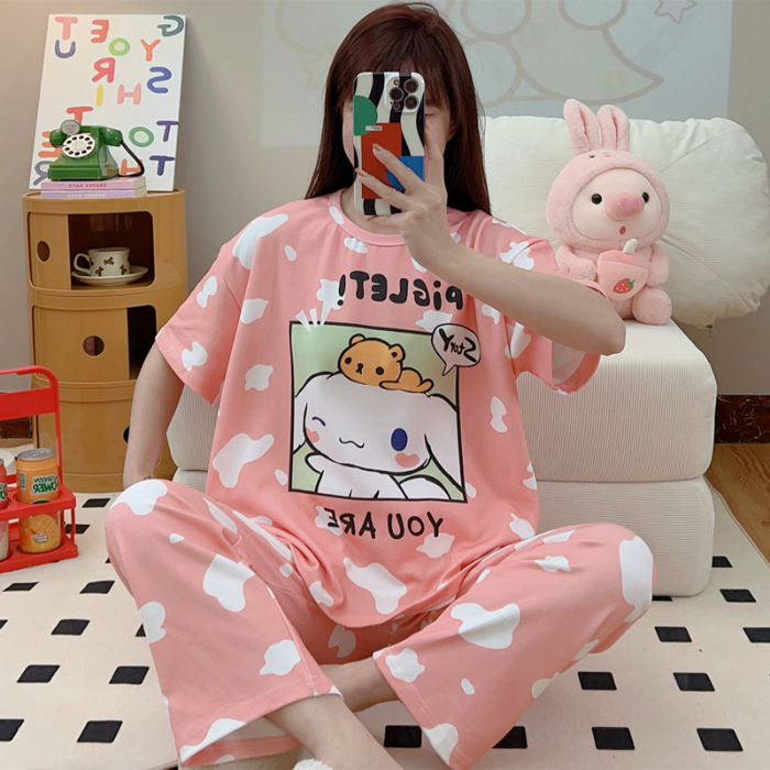 Pijamas nuevos pajamas de verano para mujeres pijamas cortos y largos Mickey ropa para el hogar comercio exterior transfronterizo sudeste asiático