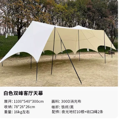canopy tent camp black glue – Avtomobil yan çətirləri - 11543-twin-peaks-sky-curtain-lengthen-300d-extinction-fabric-1