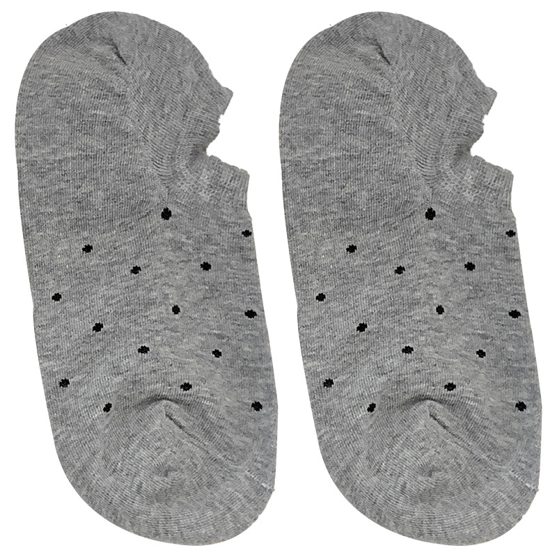 Calcetines de barco calcetines invisibles calcetines de verano damas al por mayor calcetines de algodón sólido no se caen talón delgado boca ligera calcetines de mujer