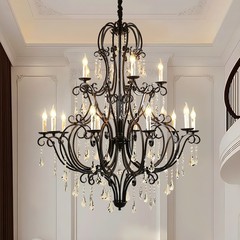 アメリカンクリスタルシャンデリアポストモダンデザイナーリビングルームダイニングルームベッドルームエンジニアリング展示ホールホテルデュプレックスクラブライト