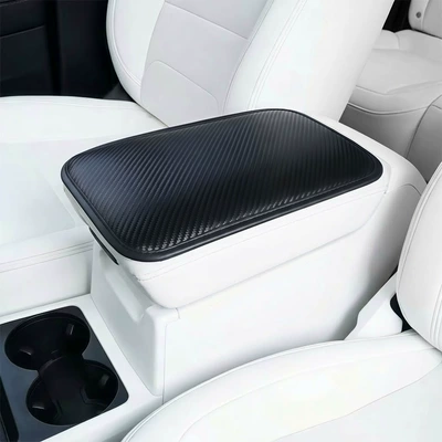 Box Cover, Multifunctional Storage Bag, Armrest box pad - classic-black-flat-style