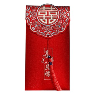 Wedding gift red envelope couple changed to big red envelope bag 5,000 yuan red envelope Chinese wedding 10,000 yuan profit is Wholesale