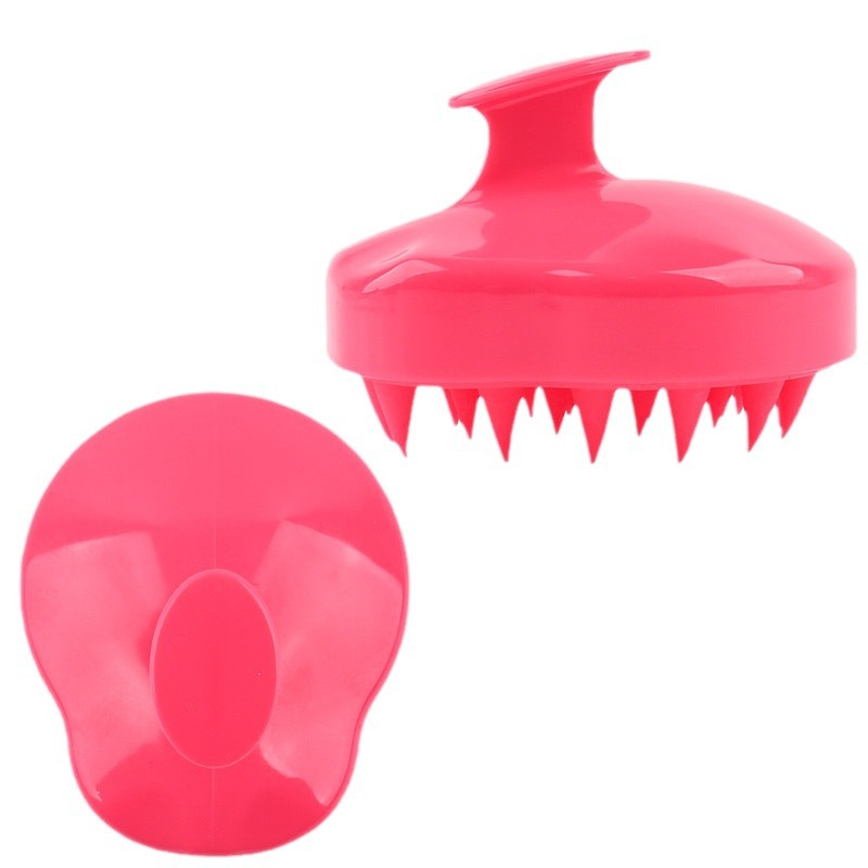 Masaje de silicona refrescante cepillo de lavado de cabello, masaje de peinado de cuero cabelludo limpio, artefacto mágico, cepillo de descalpa de cabello limpio al por mayor