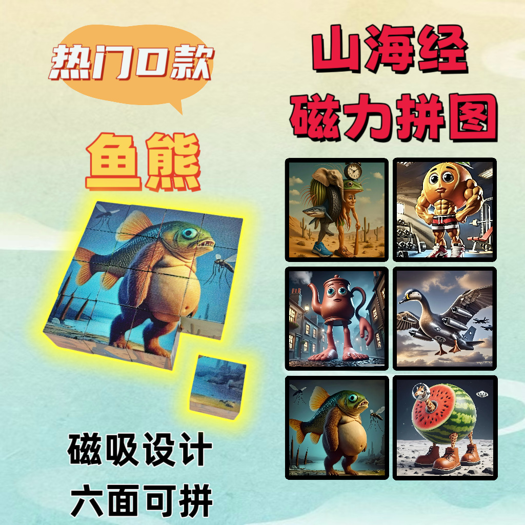 산해고전 D형 [물고기곰]