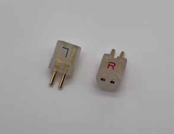 Okcsc 0,78mm macho a MMCX hembra adaptador 2PIN 0,78 a MMCX macho a hembra adaptador de auriculares