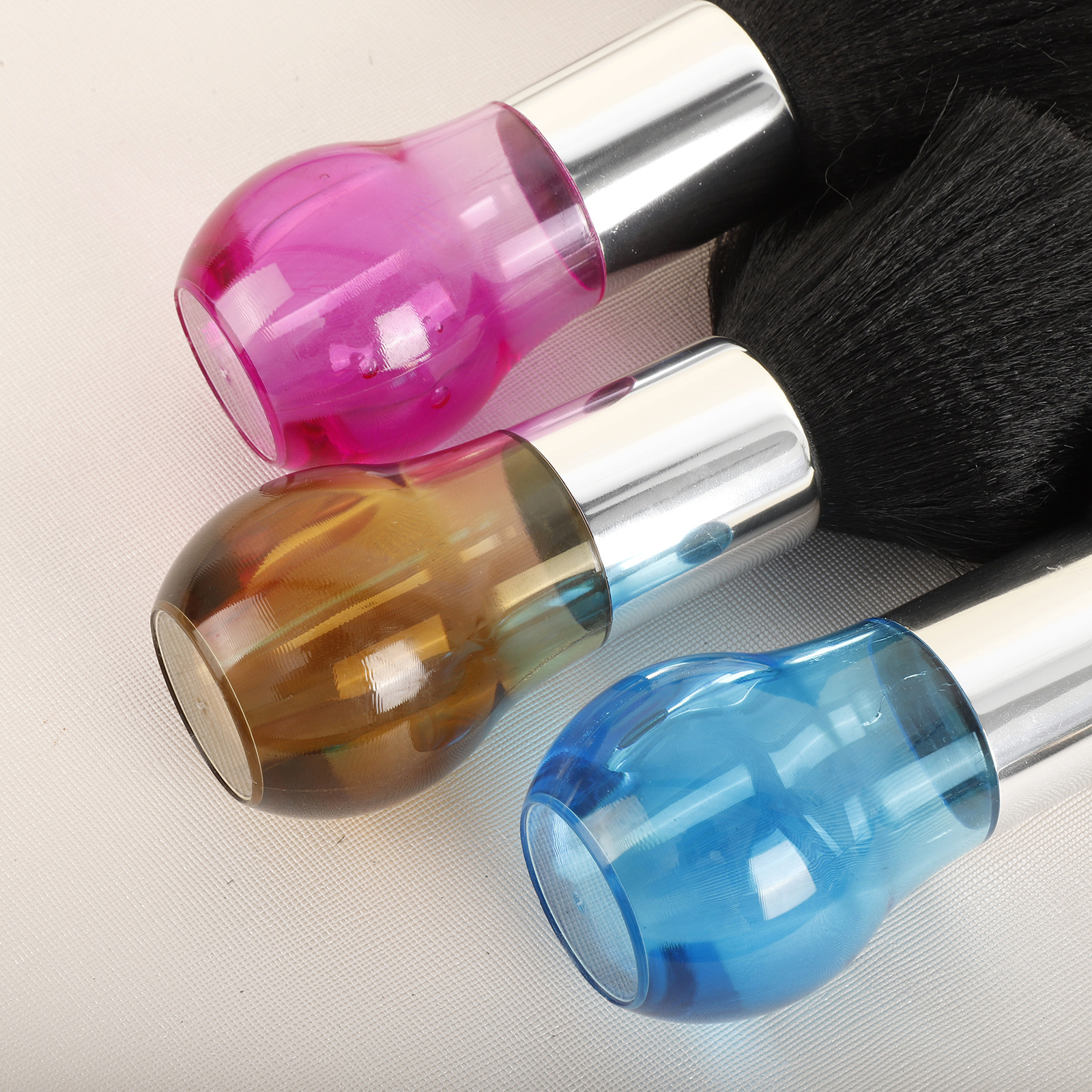 Cepillo para el cabello, cepillo de cerdas suaves, cepillo para limpiar el cabello de niños, cepillo con cabeza de hongo, cepillo de cristal, herramientas de peluquería.