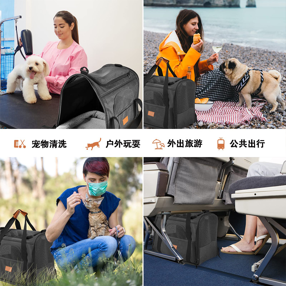 透气折叠手提猫包