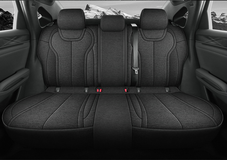 New Special 25 Byd Qin Plusdmi Intelligent Driving Edition Linen Car Seat Cushions All-Inclusive Seat Covers for All Seasons
