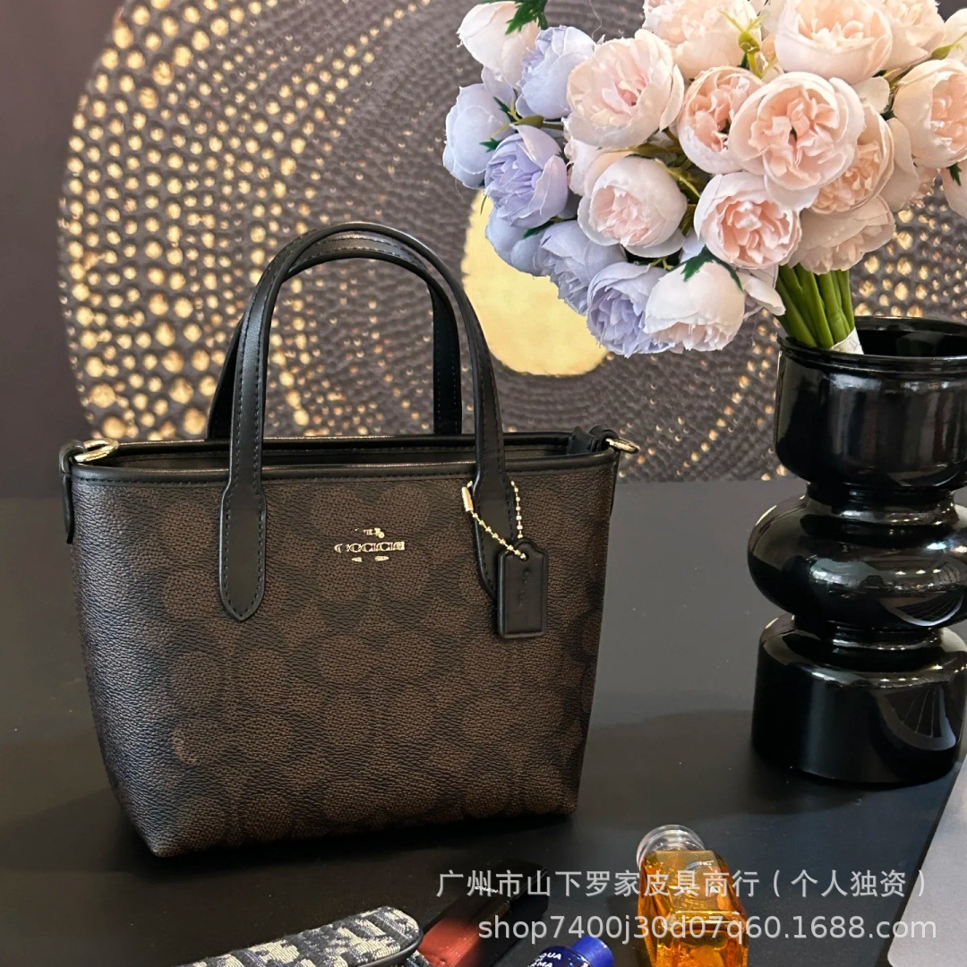 Kou C Brend Şəhər Tipli Mini Tote Çanta, Çarpaz Asma Çanta