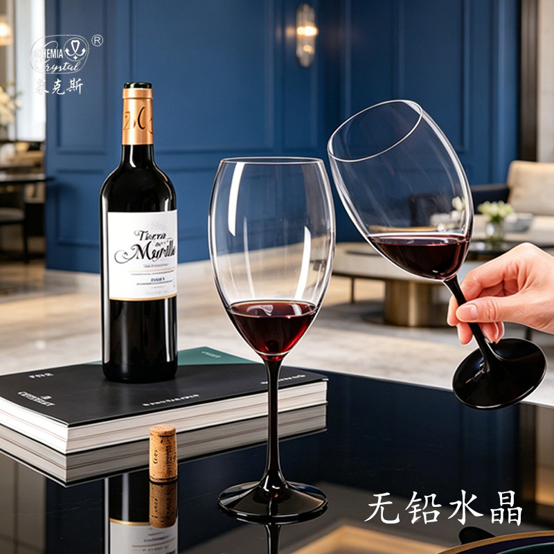 Taza de cristal de importación checa de alta calidad vino