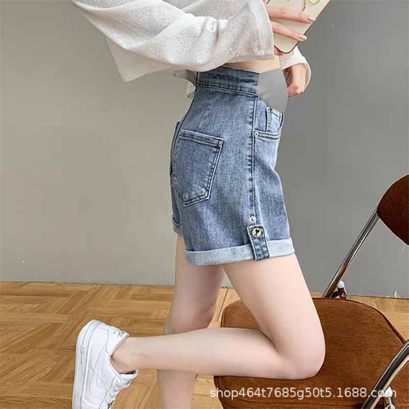 Maternity Shorts for Summer, Maternity Pants That Don'T Squeeze the Belly, Summer Maternity Jeans, Summer Wear, in Stock, One-Piece Drop Shipping Maternity Shorts for Summer, Maternity Pants That Don'T Squeeze the Belly, Summer Maternity Jeans, Summer Wear, in Stock, One-Piece Drop Shipping