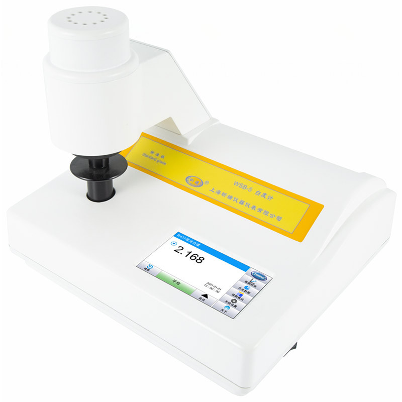 上海昕瑞WSB-5/WSB-5A触摸显示屏白度计中英文操作界面食盐白度仪