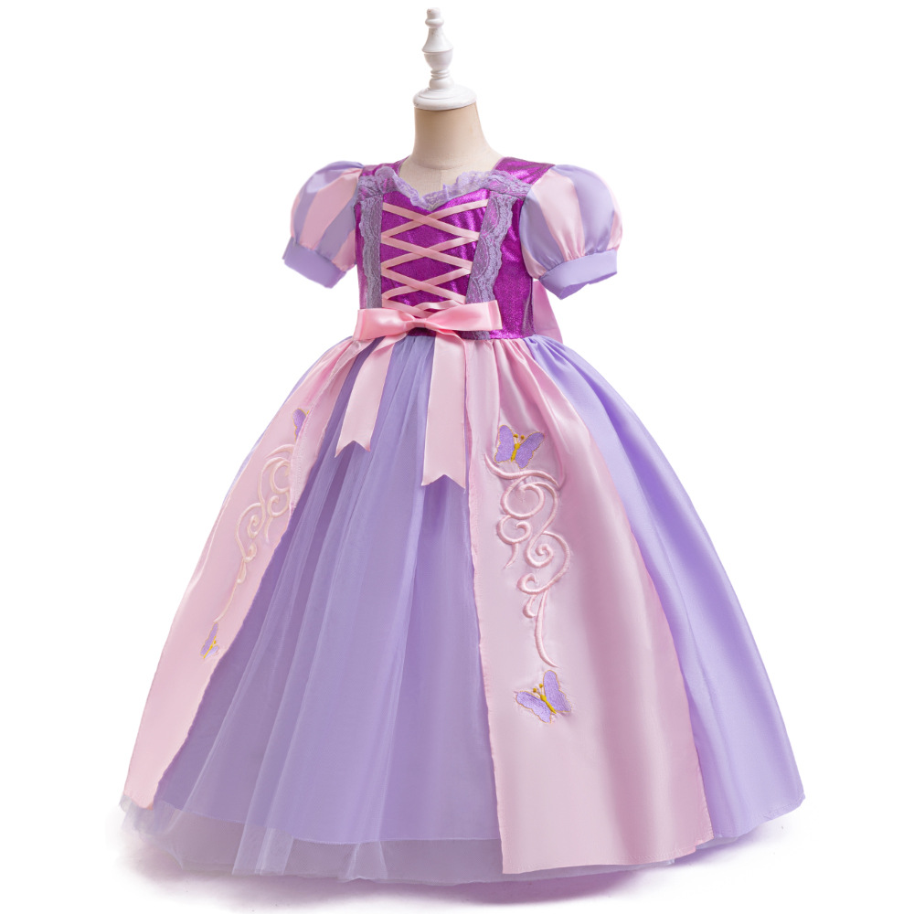 Amazon nuevo traje de cosplay de niñas Rapunzel Rapunzel Sofia traje de cosplay image 3