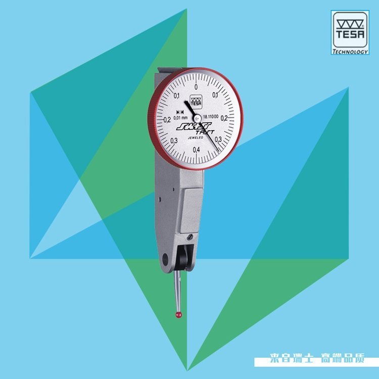TESA机械式指针百分表 测量精度高 简单易操作