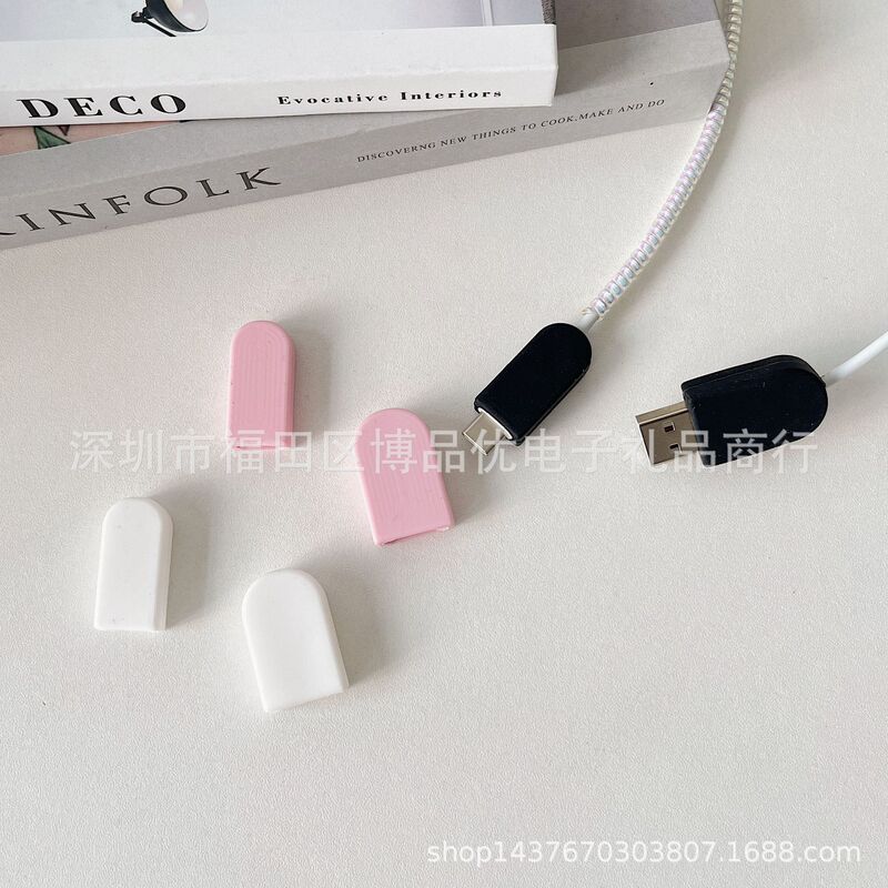 Android Data Cable Silicone Protective Cover USB Head Ice Cream Stick Data Cable Protective Cover DIY Material Cable Cover Android Data Cable Silicone Protective Cover USB Head Ice Cream Stick Data Cable Protective Cover DIY Material Cable Cover