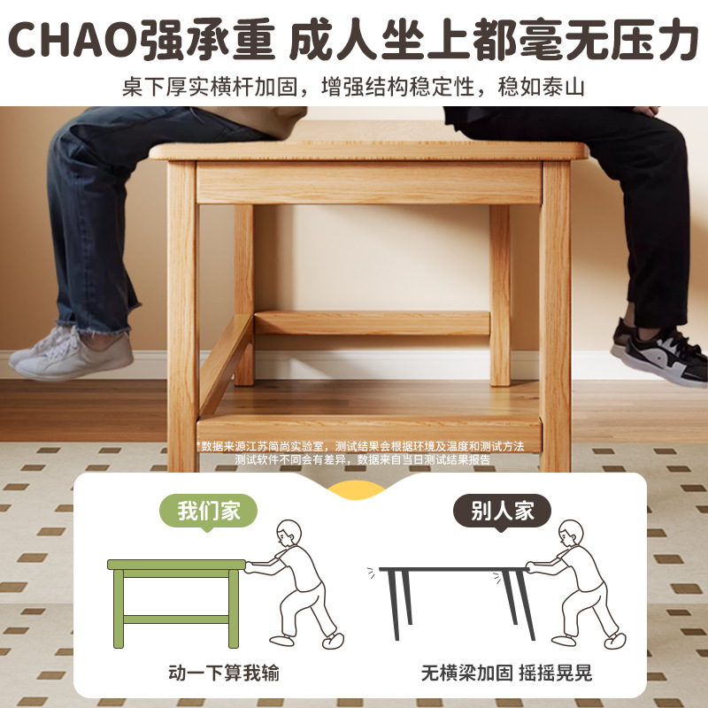 Escritorio de madera sólida, escritorio de estudio, escritorio de estudio para estudiantes domésticos, dormitorio simple con agujeros, escritorio de computadora