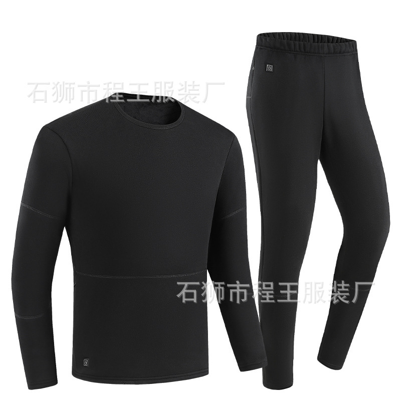 男女28区電気加熱保温下着カップルセット防寒全身発熱服加熱カップル|undefined