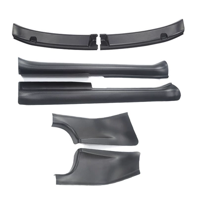 rear row door sill carbon | Dekorativ pedal başlıqları